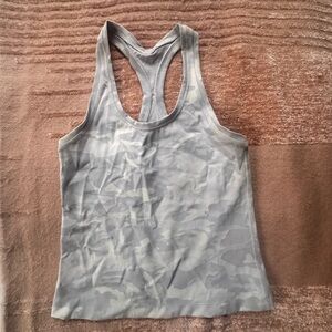 lululemon athletica Gray Camo cool racerback